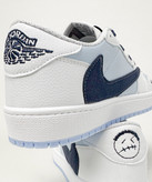 کفش روزمره مردانه نایک Air Jordan 1 Low Travis Ocean Blue سفید آبی