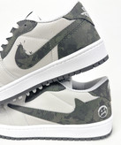 کفش روزمره مردانه نایک Air Jordan 1 Low Travis Army Green سبز چریکی