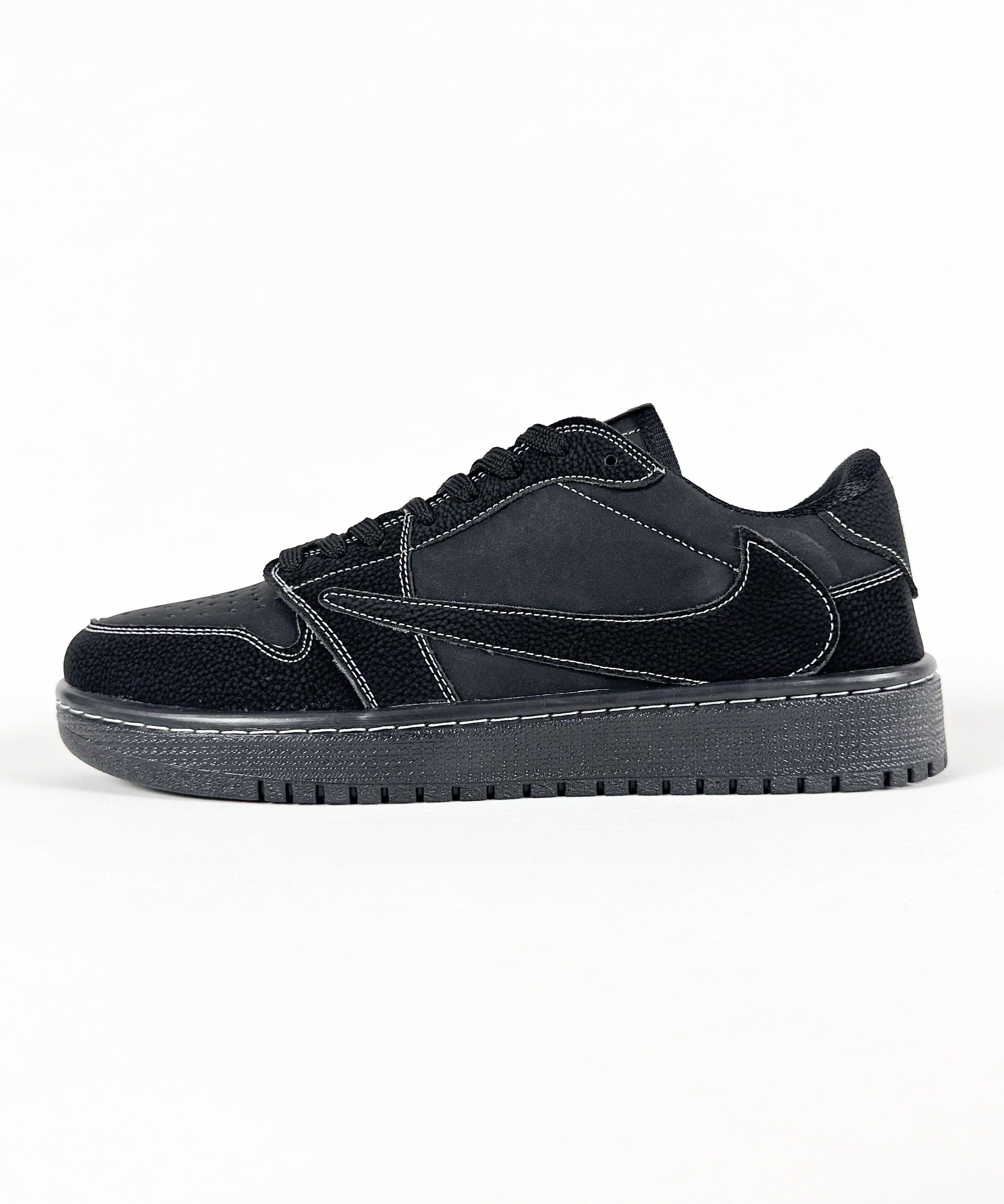کفش روزمره زنانه و مردانه نایک Air Jordan 1 Low Travis Black Phantom مشکی