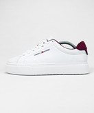 کفش ونس روزمره مدل TOMMY HILFIGER سفید زرشکی