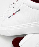 کفش ونس روزمره مدل TOMMY HILFIGER سفید زرشکی